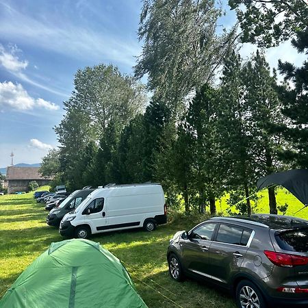 Отель Hubmoar Camping Spielberg Spielberg Bei Knittelfeld Экстерьер фото